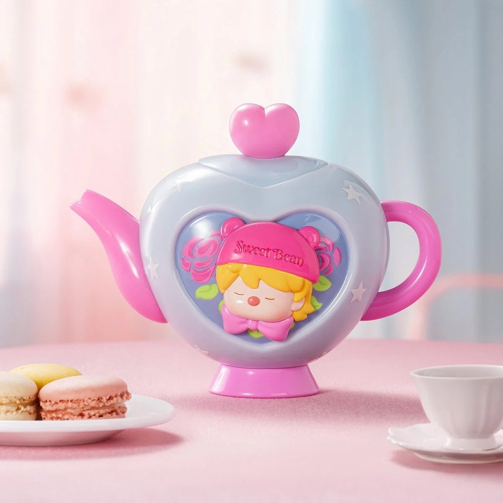 Pop Mart Sweet Bean Afternoon Tea Series Confirmed Pink Dream Teapot Figure